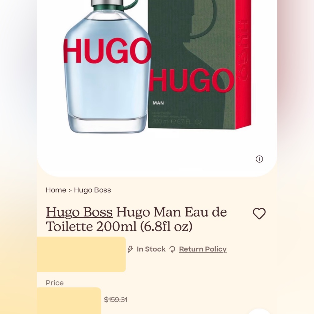 Hugo Cologne By Hugo Boss 6.7oz/200ml Eau De Toilette Spray